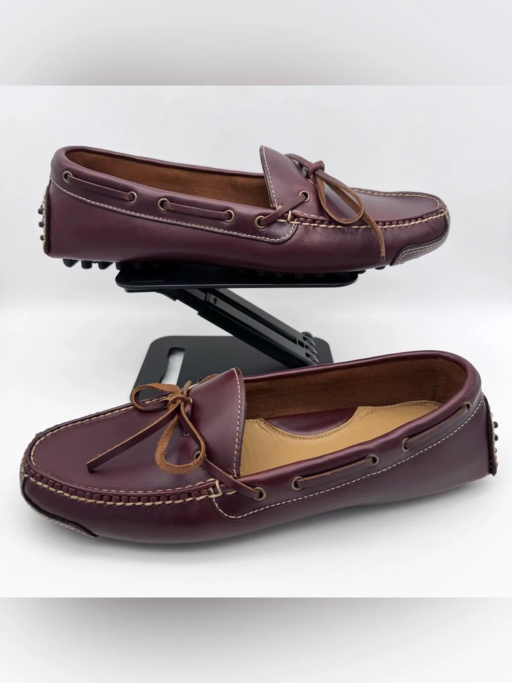 Cole Haan Gunnison Brown Leather Driving Loafers Men 9 D Slip-On New NWOB
